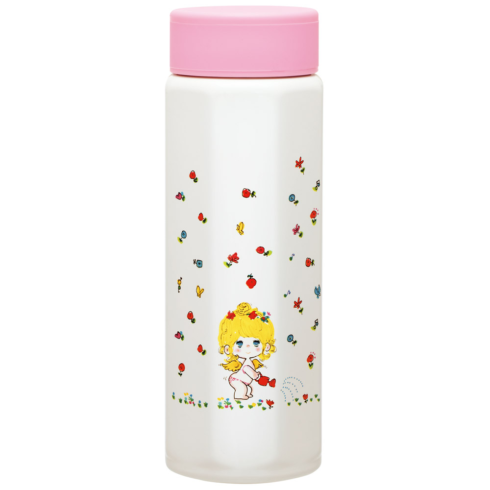スケーター 水筒 500ml ステンレス 保冷 保温 直飲み 八角形 マグボトル 大人 キャラクター skater STO5 水森亜土 かわいい グッズ【ステンレスボトル マグ ボトル 500 子供 かわいい】