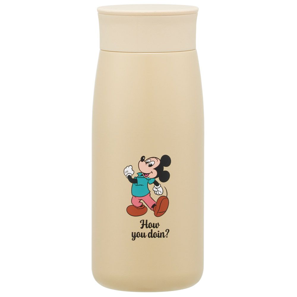 スケーター シームレス マグ ボトル 350ml ステンレス 水筒 保温 保冷 直飲み skater STPI4 ミッキーマウス ミッキー Mickey 男の子 女の子【保冷保温 ステンボトル ステンレスボトル パッキン一体型】