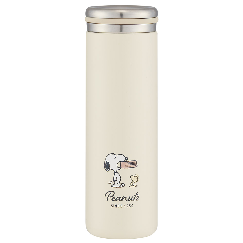 【送料無料】ステンレス マグ ボトル 水筒 450ml 保温 保冷 真空二重構造 直飲み おしゃれ スケーター skater STX5 スヌーピー SNOOPY ピーナッツ 女性 レディース
