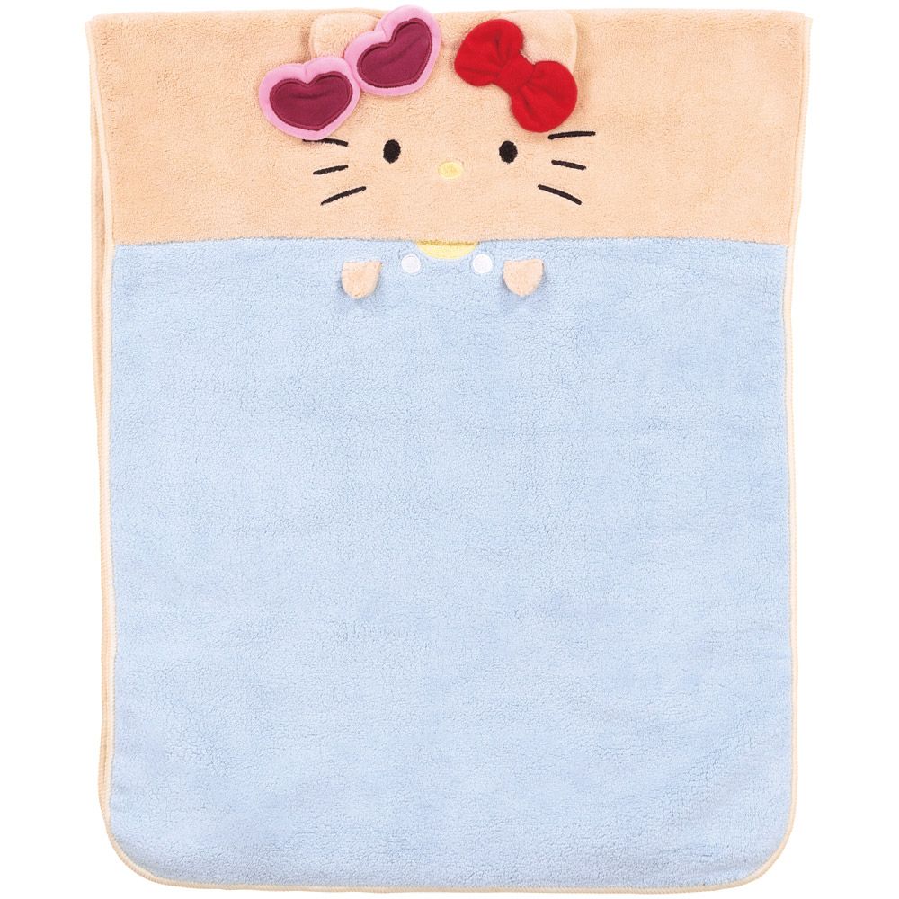スケーター ヘアタオル 吸水 ヘアドライタオル キッズ 子供用 髪の毛 速乾 タオル 髪 頭 skater TOH1 日焼け キティ ハローキティ キティちゃん サンリオ【フェイスタオル プール 子供 水泳 ふわふわ 幼児 幼稚園 ギフト】