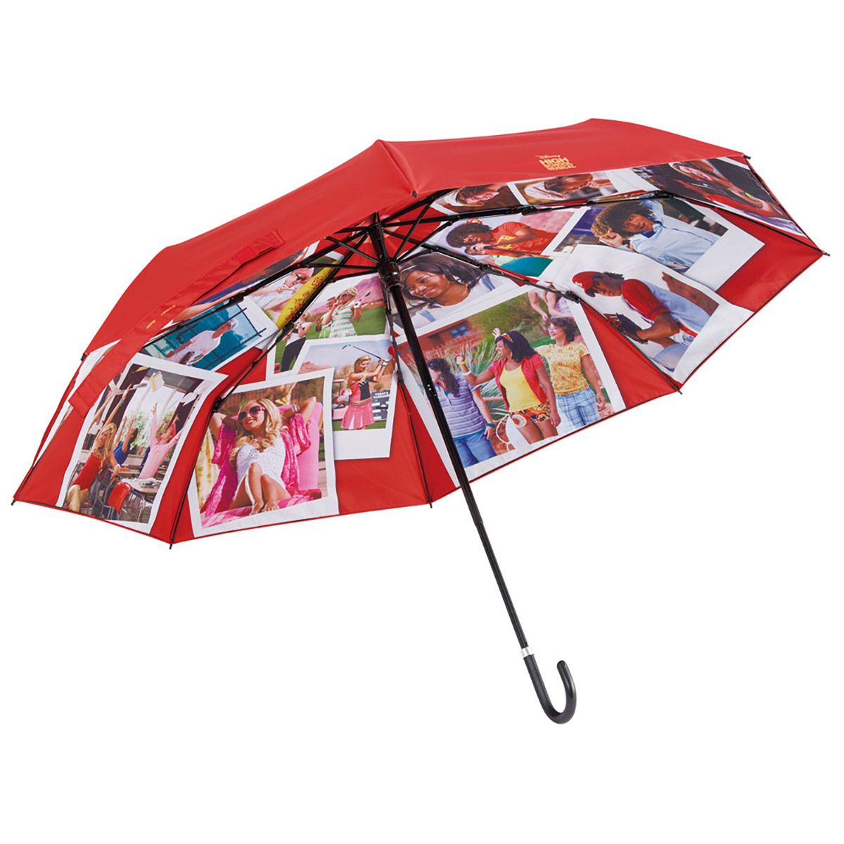 スケーター 日傘 晴雨兼用 傘 UVカット 遮光 遮熱 両面印刷 折りたたみ 55cm skater UBOTBP55 ハイスクール・ミュージカル (A) ハイスクールミュージカル グッズ【両面プリント 折りたたみ傘 手開き グラスファイバー】