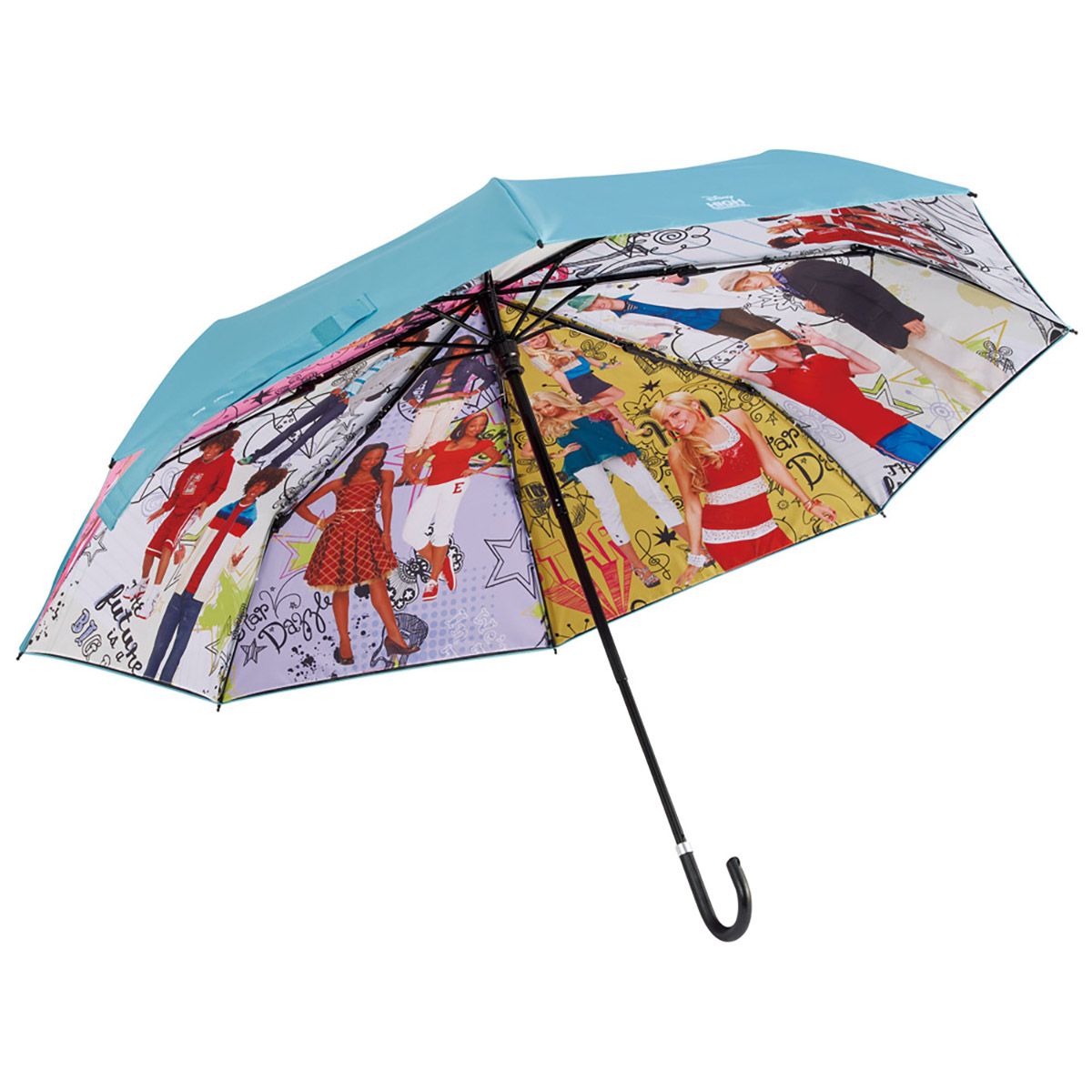 スケーター 日傘 晴雨兼用 傘 UVカット 遮光 遮熱 両面印刷 折りたたみ 55cm skater UBOTBP55 ハイスクール・ミュージカル (B) ハイスクールミュージカル グッズ【両面プリント 折りたたみ傘 手開き グラスファイバー】