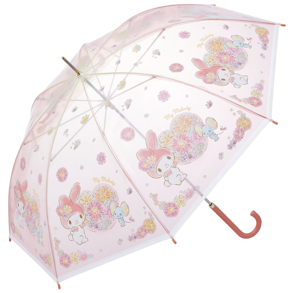 【送料無料】プレミアムビニール傘 60cm マイメロ　ウォーターペイント／UBV60_4973307637995 【 レイン】
