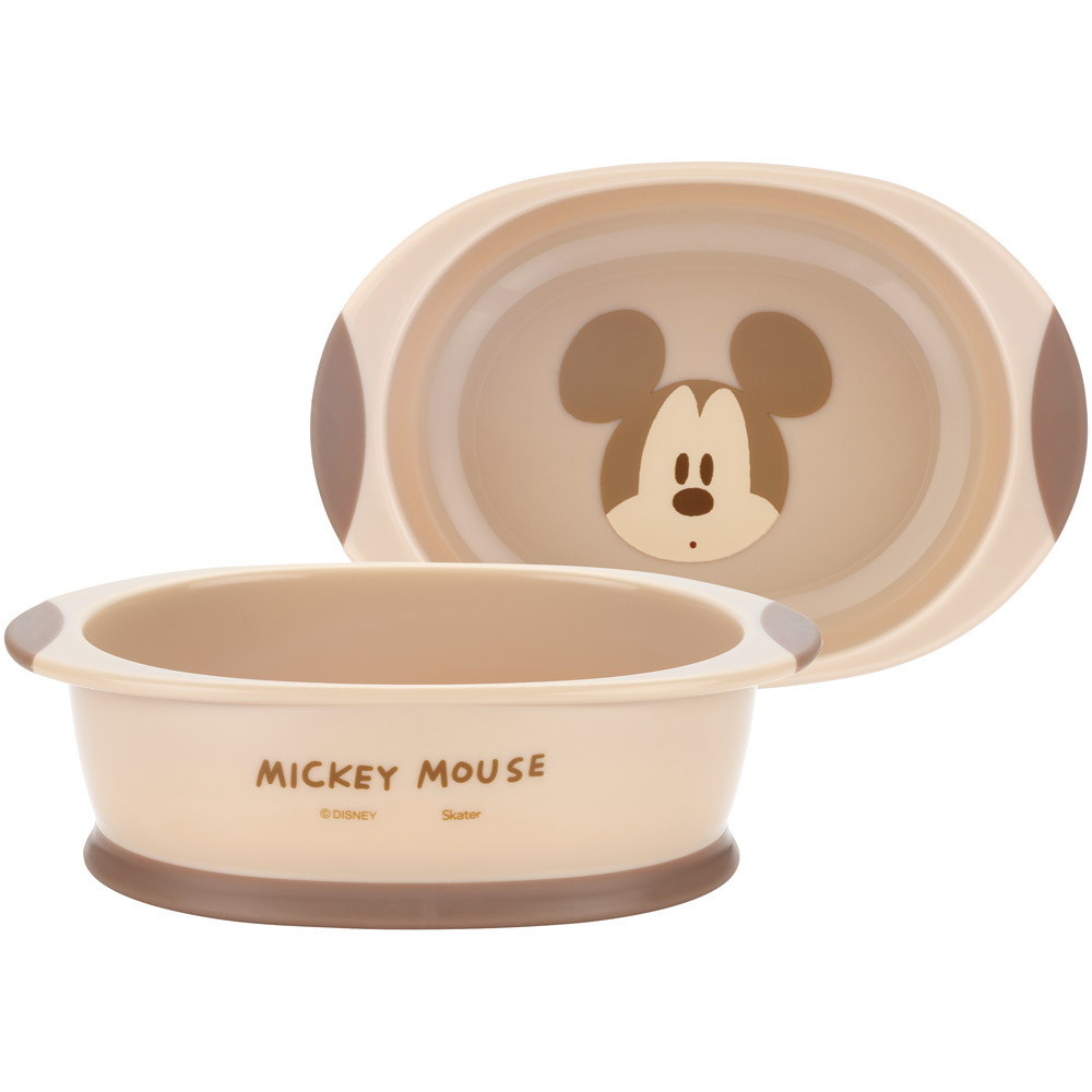 食べやすい フードボウル えさ入れ 餌皿 犬 猫 ペット かわいい 餌 水 キャラクター skater スケーター WP4P ミッキーマウス ミッキー Mickey 男の子 女の子【犬用 猫用 食器 餌入れ プラスチック ペットボウル】