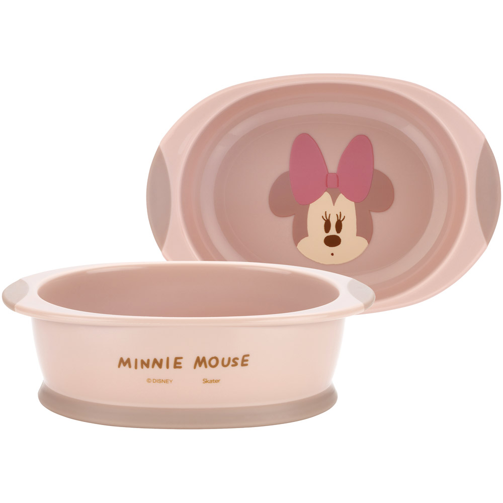 食べやすい フードボウル えさ入れ 餌皿 犬 猫 ペット かわいい 餌 水 キャラクター skater スケーター WP4P ミニーマウス ミニー Minnie ディズニー 女の子【犬用 猫用 食器 餌入れ プラスチック ペットボウル】