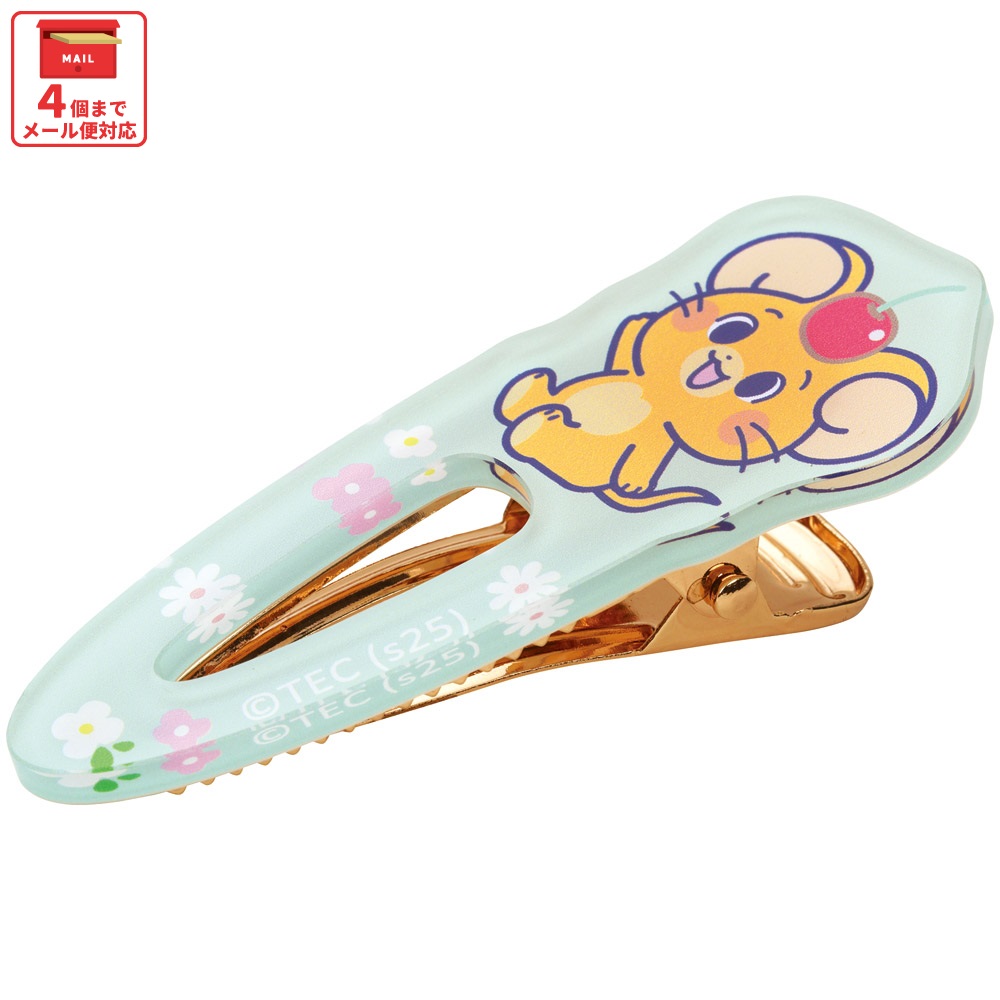 【メール便対象品】 ヘアクリップ 前髪 ヘア クリップ キャラクター 髪留め 子供 ワンポイント 可愛い スケーター skater ZHC1 とむとじぇりーごっこ じぇりー トム＆ジェリー【ヘアアクセ ヘアアレンジ キッズ こども かわいい】