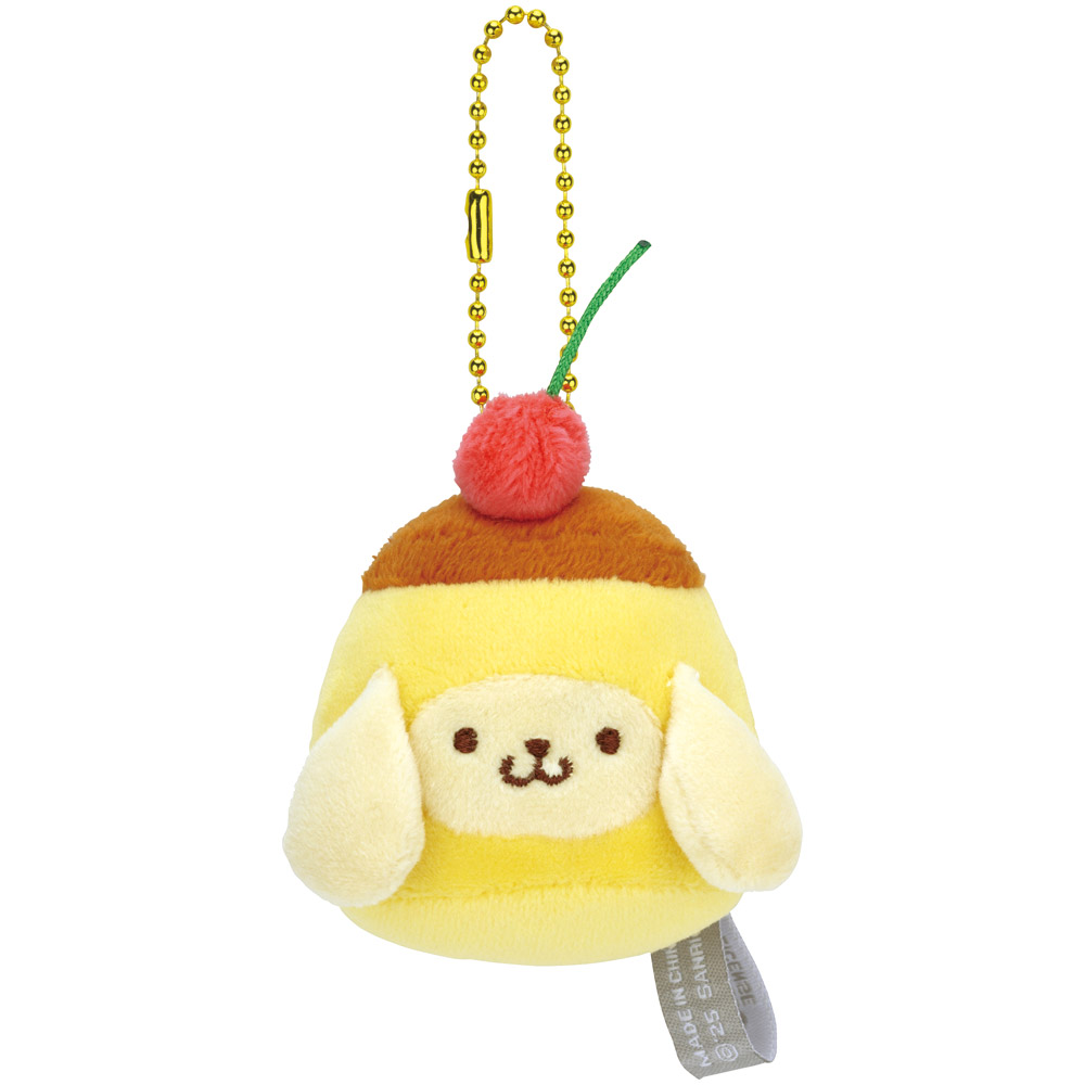 ぬいぐるみ キーホルダー ボールチェーン かわいい きーほるだー 子供 スケーター skater ZNKH1K ポムポムプリン サンリオ なりきり 食べ物 女の子【バッグ カバン 子ども 可愛い】