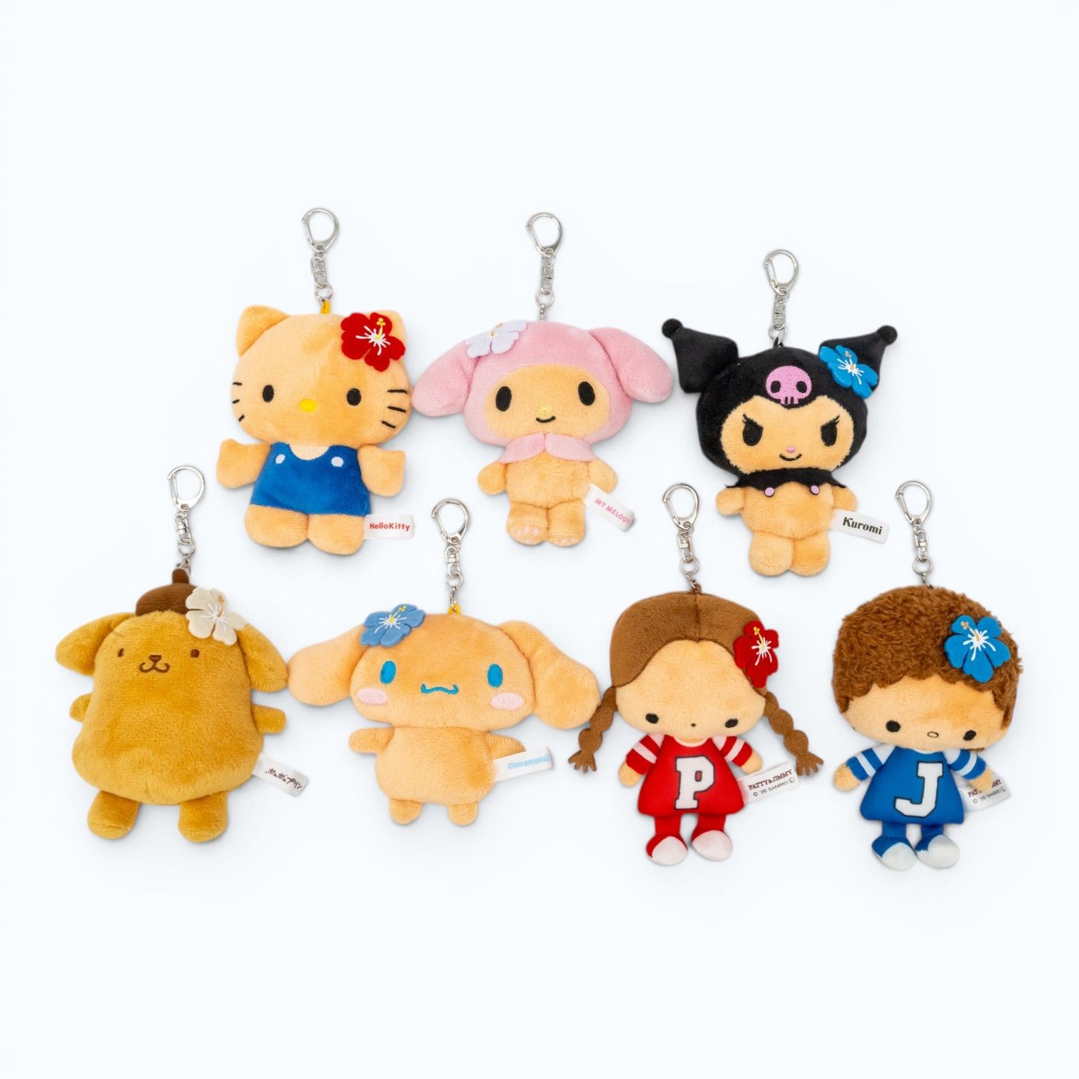 ＼予約販売スタート／【サンリオキャラクターズ】日焼け「ハローキティ」たちがかわいい！バッグに付けて持ち運べる「ダイカットぬいぐるみミラー」が7月6日(月)発売予定