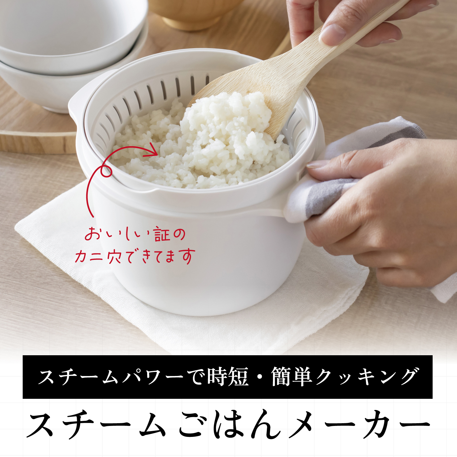 スチームごはんメーカー